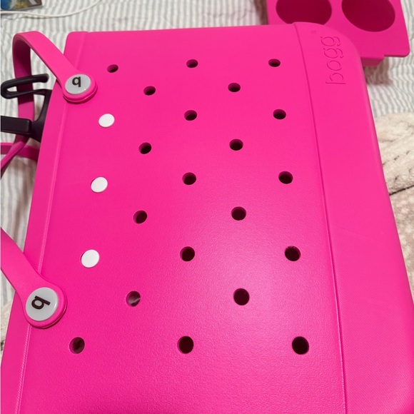 Never Used Bogg Bag + Accessories - Haute Pink - Picture 2 of 7